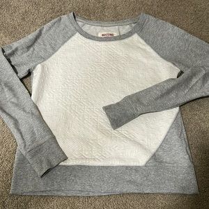 Mossimo Supply Co sweatshirt gray & white size M